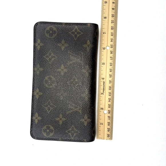 Authentic Louis Vuitton Monogram Zippy Zip Around Long Wallet Purse Vintage - Picture 11 of 14